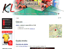 Tablet Screenshot of krusnohorskaliga.cz